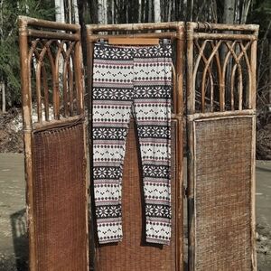 Chic Kids Snowflake Pattern Leggings